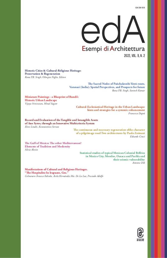 EDA. Esempi di architettura 2022. International journal of architecture and engineering (2022). Vol. 9\2 - copertina