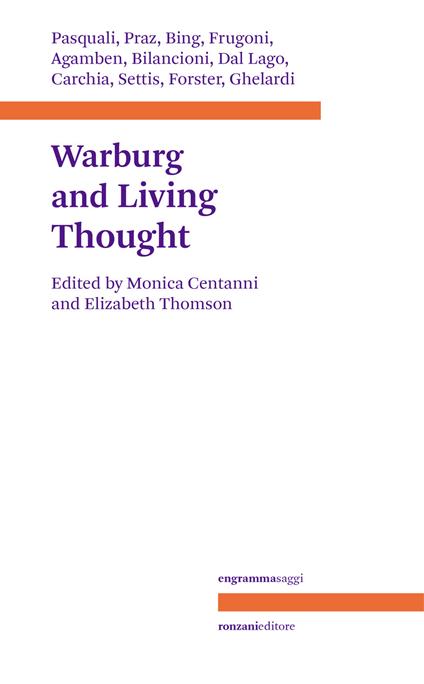 Aby Warburg and living thought - copertina