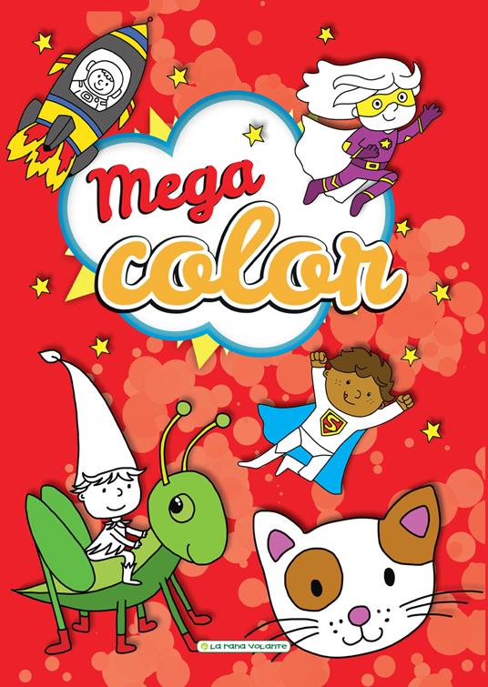 Megacolor rosso. Ediz. illustrata - copertina