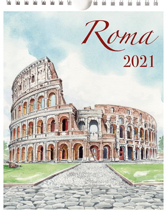 Calendario Medio Roma AQ Colosseo - copertina