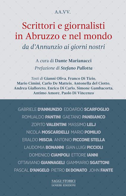 Scrittori e giornalisti in Abruzzo e nel mondo. Vol. 1: Da D'Annunzio ai giorni nostri - copertina