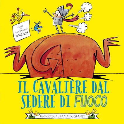 Il cavaliere dal sedere di fuoco - Beach - copertina