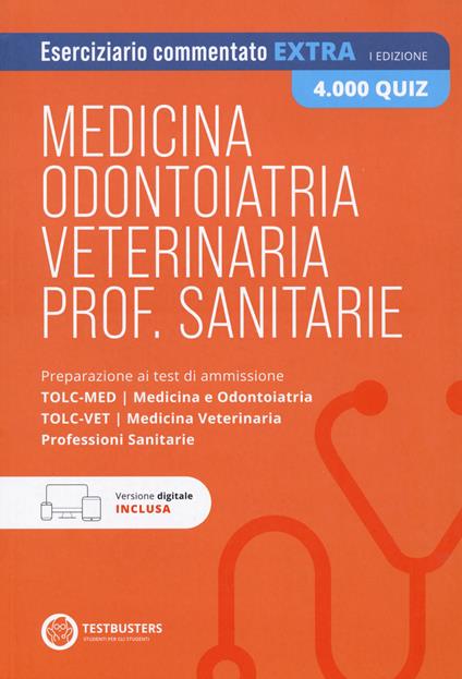 TOLC-MED TOLC-VET - Eserciziario commentato extra. Con simulazioni online - copertina