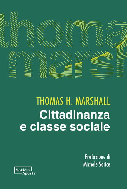 Cittadinanza e classe sociale - Thomas H. Marshall - copertina