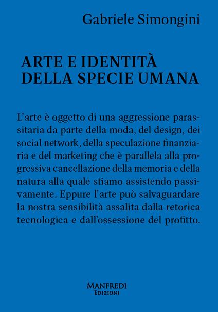 Arte e identità della specie umana - Gabriele Simongini - copertina