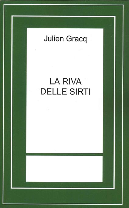 La riva delle Sirti - Julien Gracq - copertina