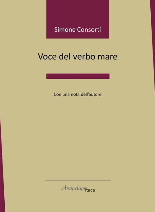 Voce del verbo mare - Simone Consorti - copertina