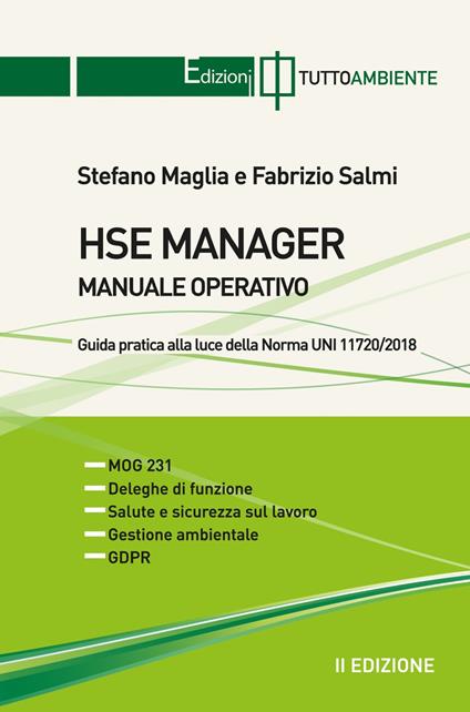 HSE manager. Manuale operativo - Stefano Maglia,Fabrizio Salmi - copertina