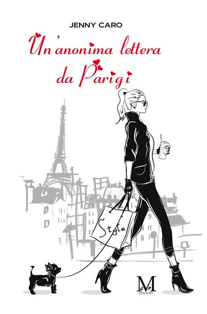 Un'anonima lettera da Parigi - Jenny Caro - copertina