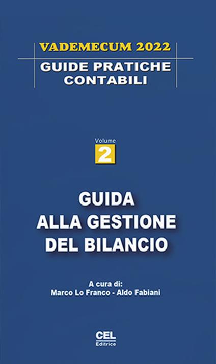 Guida alla gestione del bilancio. Vademecum 2022 - copertina