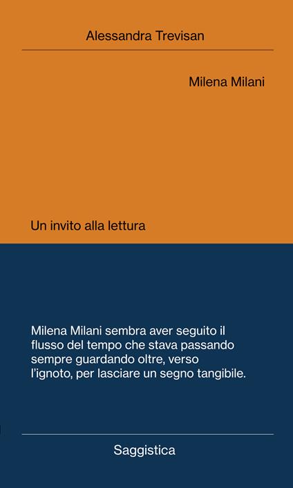 Milena Milani. Un invito alla lettura - Alessandra Trevisan - copertina