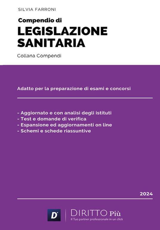 Compendio di legislazione sanitaria - Silvia Farroni - copertina