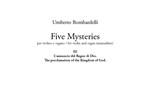 Five mysteries. Per violino e organo-For violin and organ (manualiter). Partitura. Vol. 3: annuncio del Regno di Dio-The proclamation of the Kingdom of God, L'.