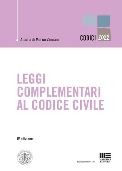 Leggi complementari al Codice Civile - copertina