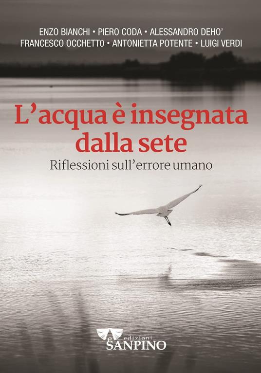 L'acqua è insegnata dalla sete. Riflessioni sull'errore umano - Enzo Bianchi,Piero Coda,Alessandro Deho' - copertina