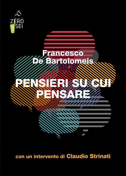 Pensieri su cui pensare - Francesco De Bartolomeis - copertina