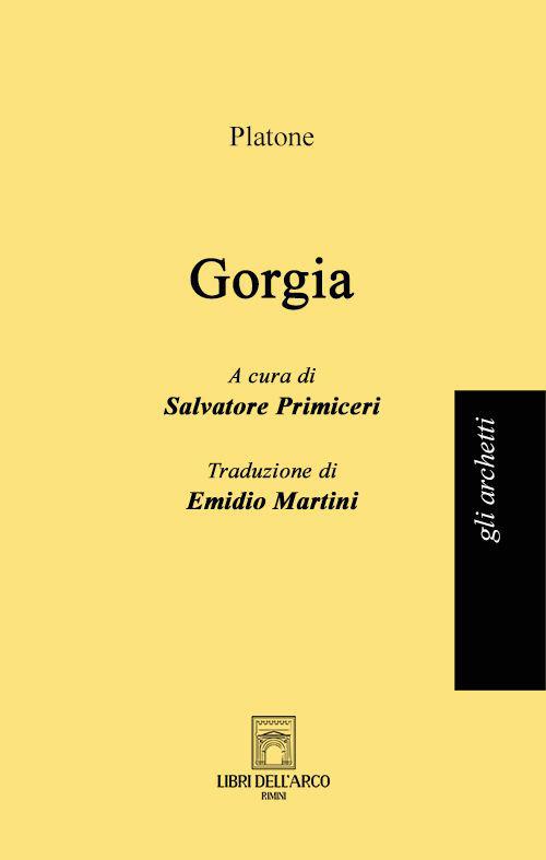 Gorgia - Platone - copertina