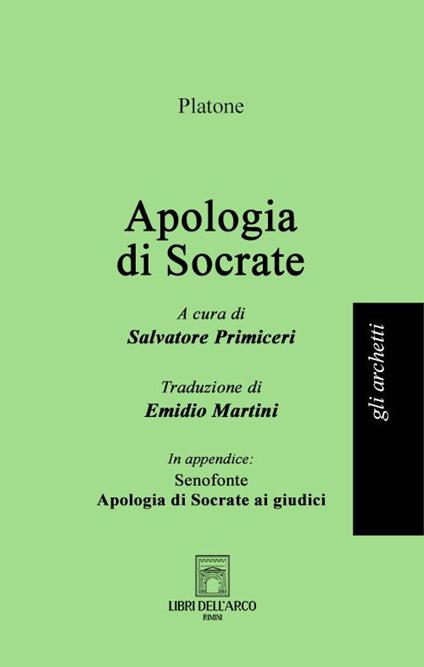 Apologia di Socrate - Platone - copertina