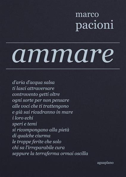 Ammare - Marco Pacioni - copertina