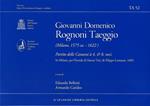 Rognoni Taeggio Giovanni Domenico - Partito delle Canzoni à 4. & 8. voci