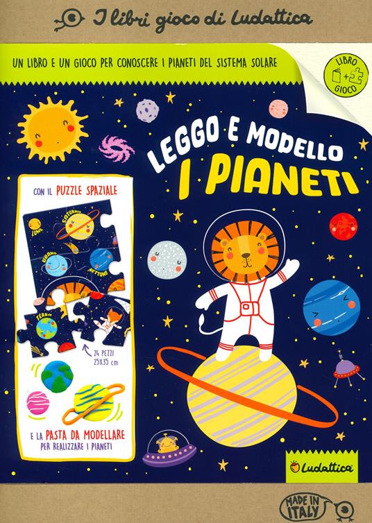 Leggo e modello i pianeti! Creativo. Ediz. a colori. Con 10 plastiline colorate. Con puzzle - copertina