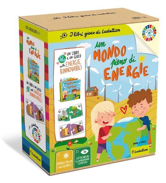 Un mondo pieno di energie. Agenda 2030. Ediz. a colori. Con Gioco - copertina