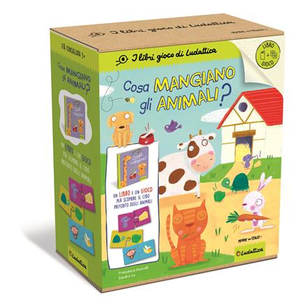 Cosa mangiano? Ediz. a colori. Con gioco di associazione logica - Sandra Lis - copertina