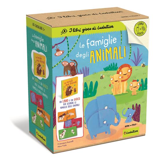 Le famiglie degli animali. Ediz. a colori. Con Gioco - Sandra Lis - copertina