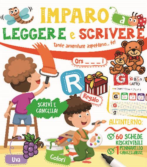 Imparo a leggere e scrivere. Con pennarello cancellabile - copertina