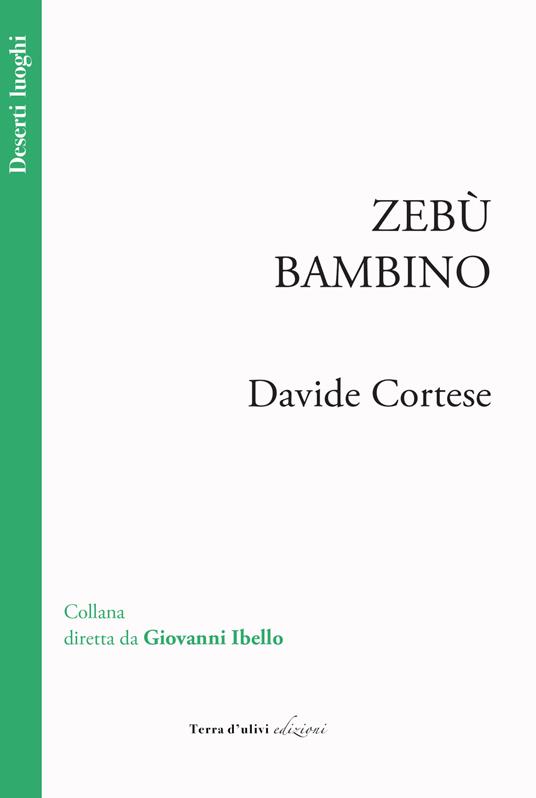 Zebù bambino - Davide Cortese - copertina