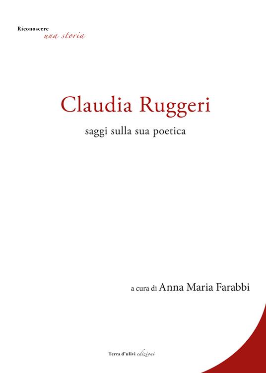 Claudia Ruggeri. Saggi sulla sua poetica - copertina