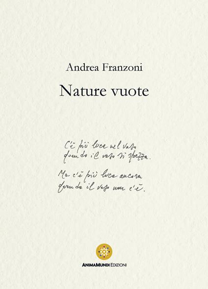 Nature vuote - Andrea Franzoni - copertina