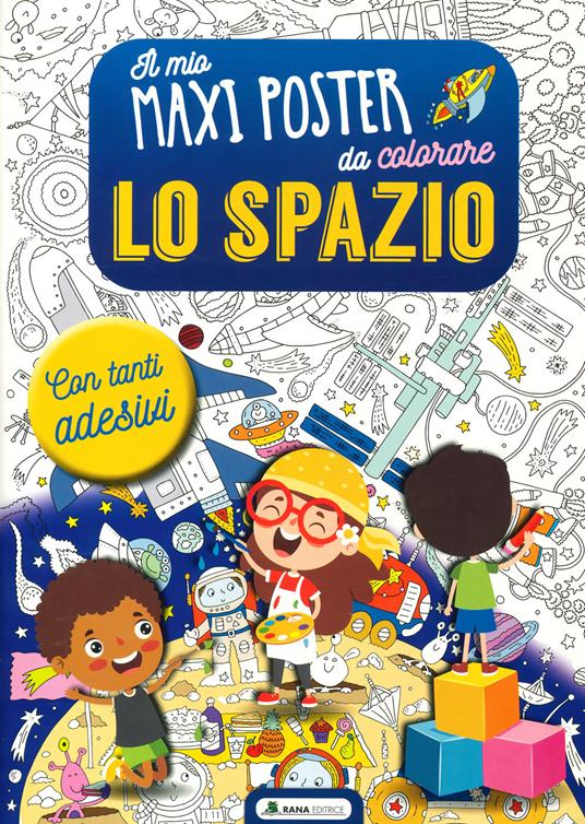 Libro Da Colorare Con Adesivi