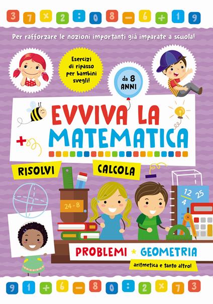 Problemi e geometria. Evviva la matematica - copertina