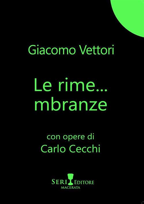 Le rime... mbranze - Giacomo Vettori - copertina