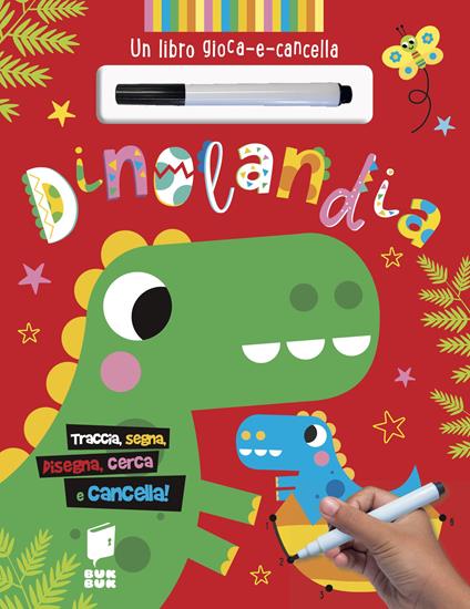 Libro di disegno ad acqua con penna - Giochi Dinosauri