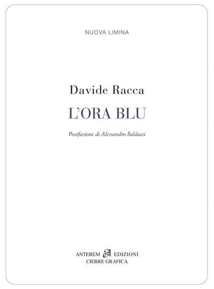 L' ora blu - Davide Racca - copertina
