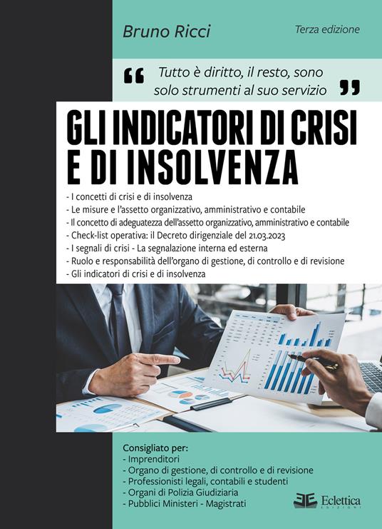 Gli indicatori di crisi e di insolvenza - Bruno Ricci - copertina