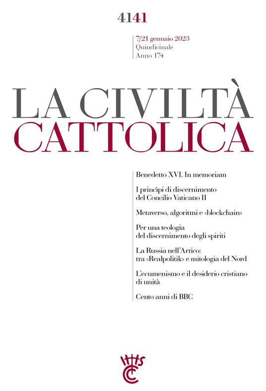 La civiltà cattolica. Quaderni (2022). Vol. 4141 - AA.VV. - ebook