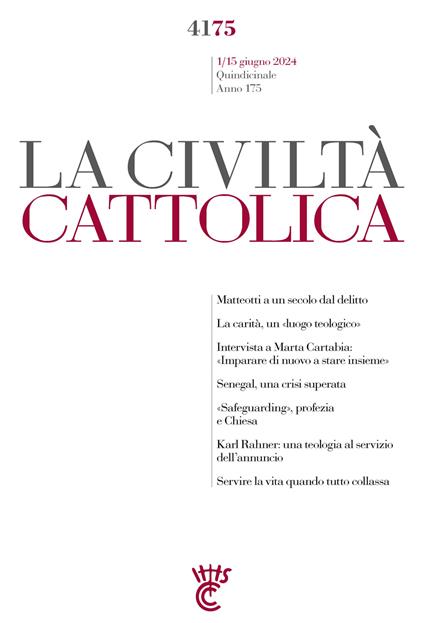 La civiltà cattolica. Quaderni (2024). Vol. 4175 - AA.VV. - ebook