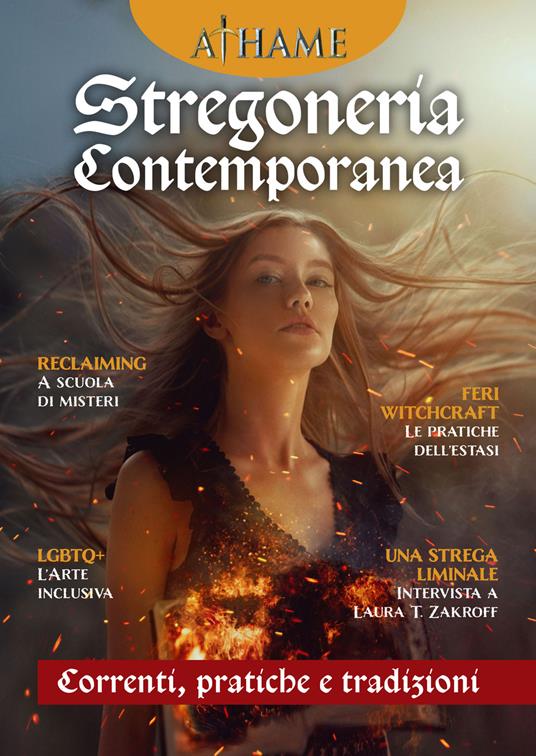 Athame. Rivista di wicca, neopaganesimo e stregoneria (2023). Vol. 4: Stregoneria contemporanea. Correnti, pratiche e tradizioni - copertina