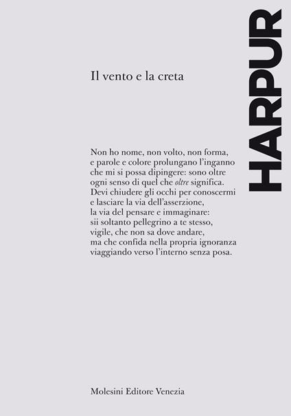 Il vento e la creta - James Harpur - copertina