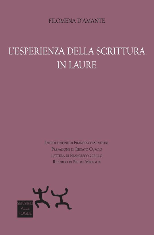 L'esperienza della scrittura in Laure - Filomena D'Amante - copertina