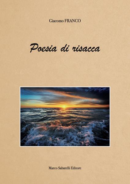 Poesia di risacca - Giacomo Franco - copertina