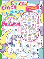 Colora gioca attacca gli unicorni. Activity book con puffy stickers. Ediz. illustrata