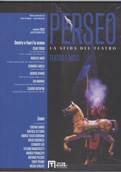 Perseo. La sfida del teatro (2023). Vol. 5: Teatro e mito - copertina