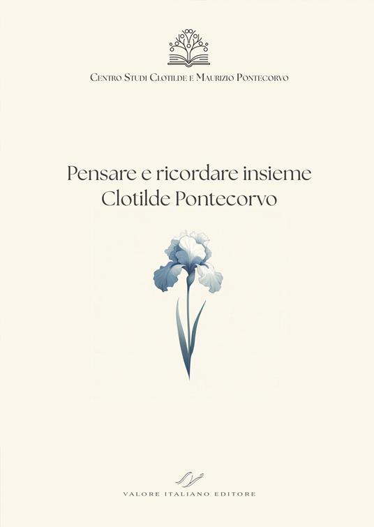 Pensare e ricordare insieme Clotilde Pontecorvo - copertina