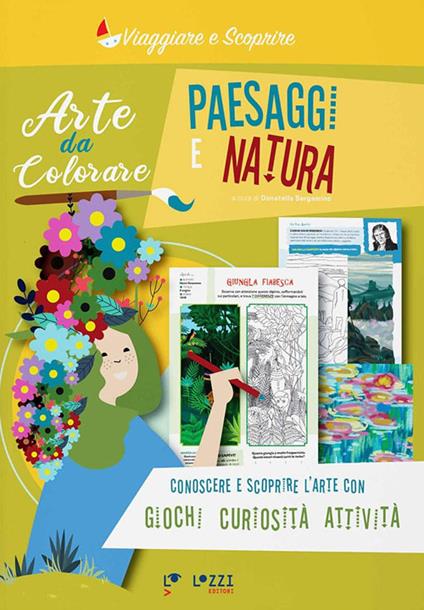 Arte da colorare. Paesaggi e natura. Ediz. a colori - copertina