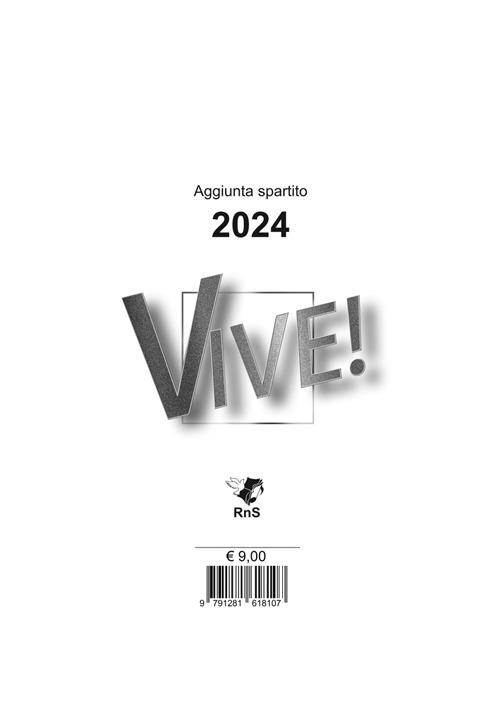 Vive! Aggiunta spartito 2024. Con CD-Audio - copertina