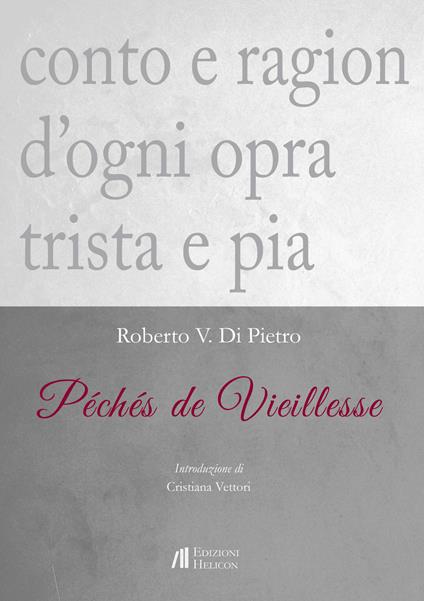 Péchés de Vieillesse - Roberto V. Di Pietro - copertina